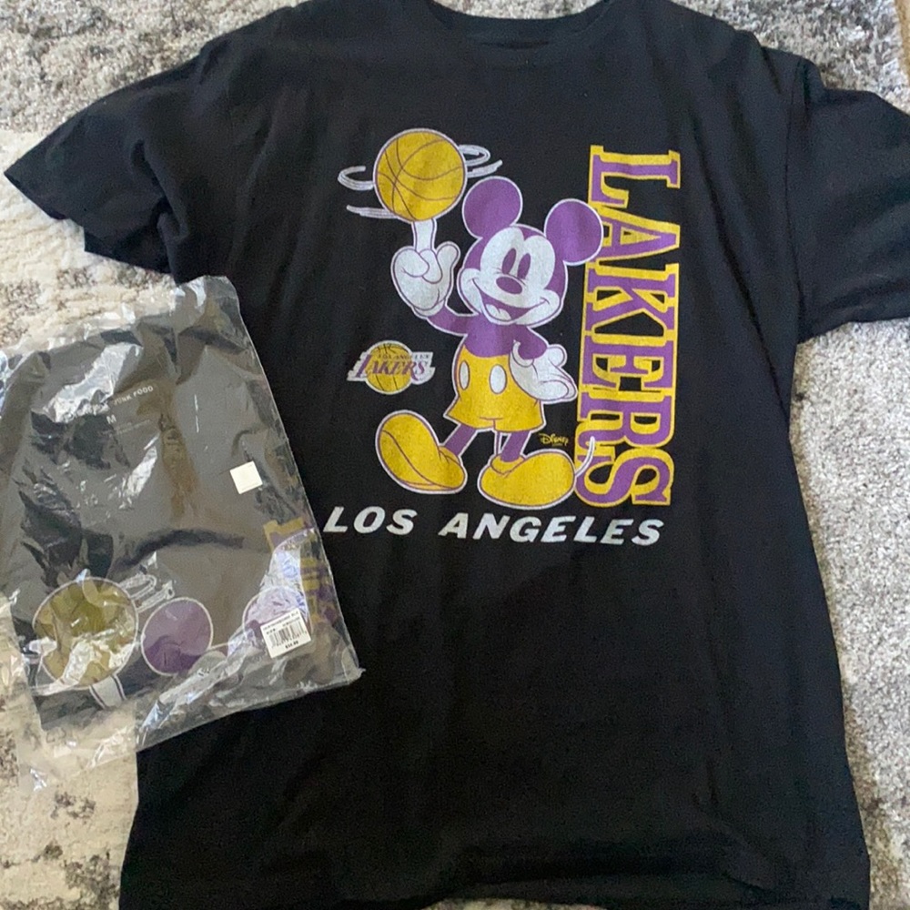 Lakers Disney throwback tee.